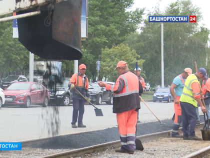 В Стерлитамаке продолжается строительство дороги в мкр.Прибрежном