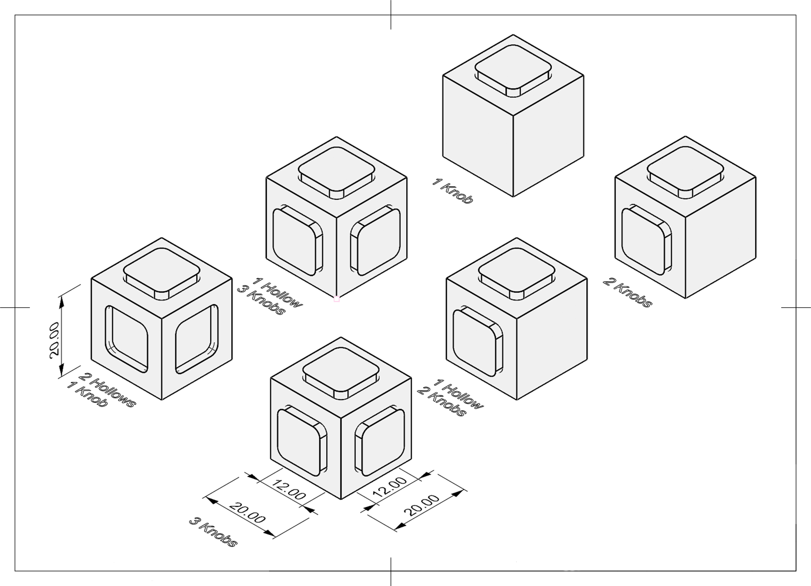 Technical drawing BLOCS