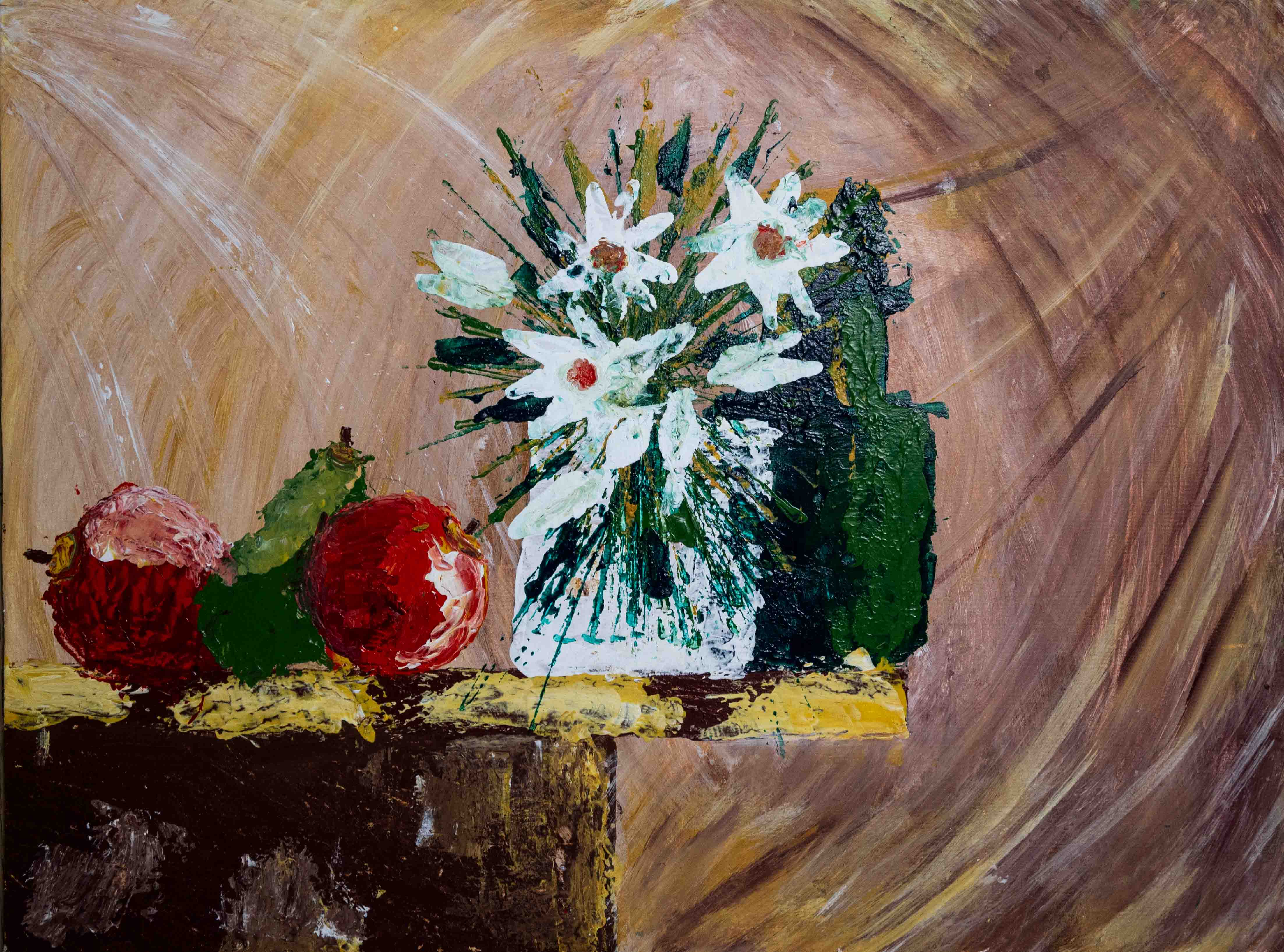 Still Life palette knife technique