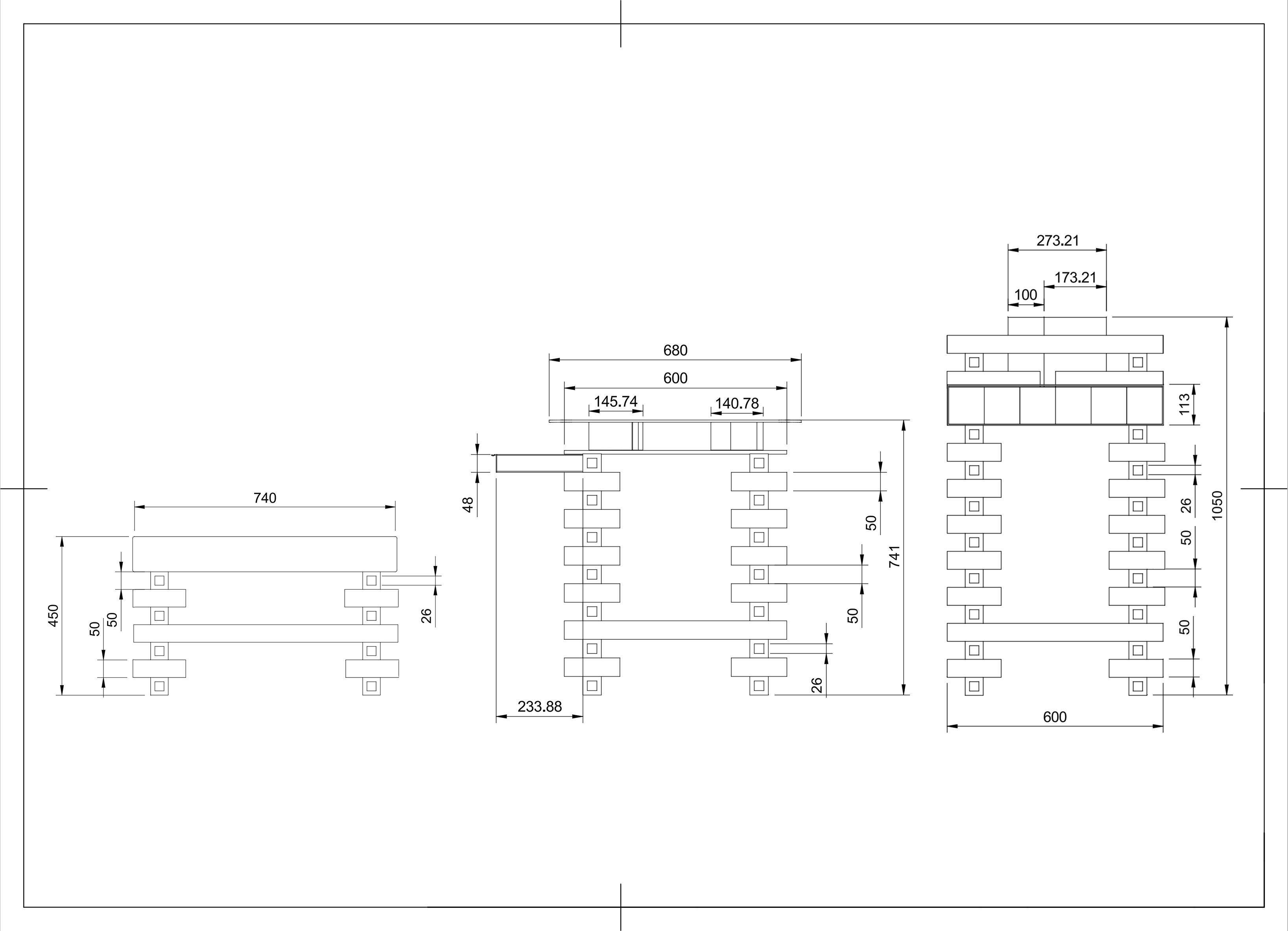 Construction of the mobile information stand