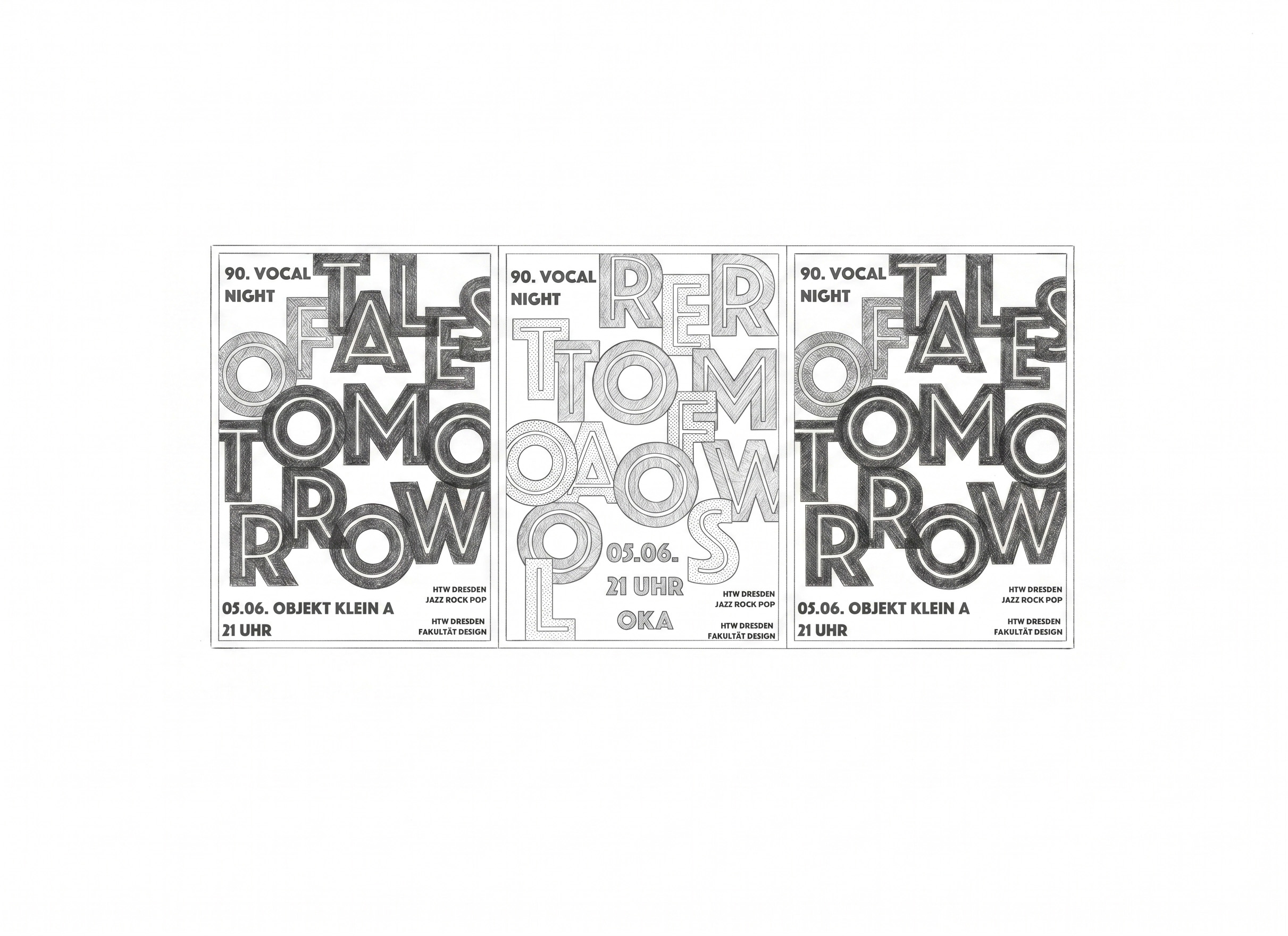 Sketch Tales of Tomorrow Poster Design