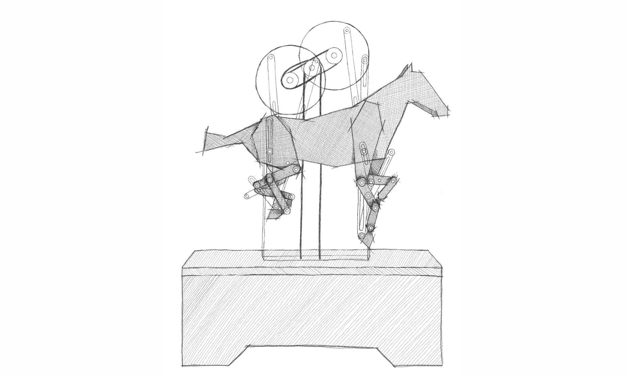 Sketch The Horse in Motion