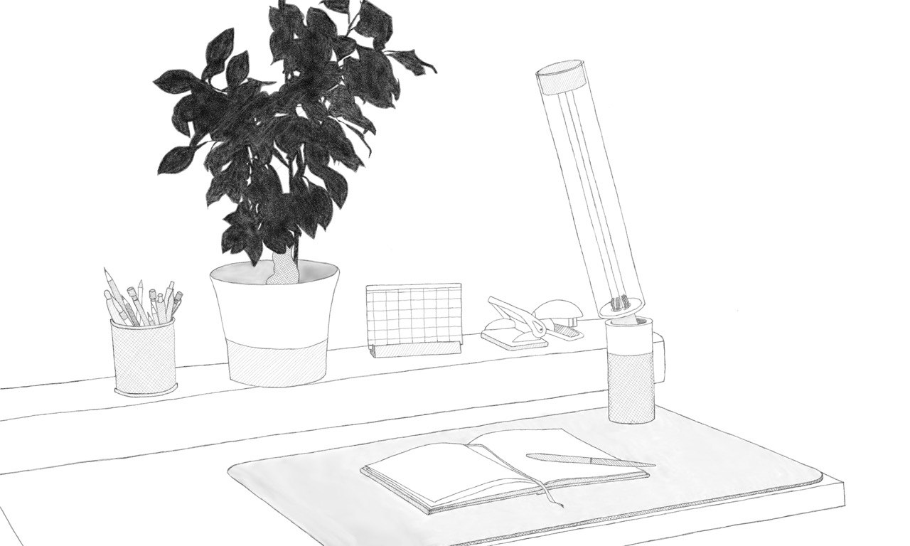 Sketch Tilt desk lamp