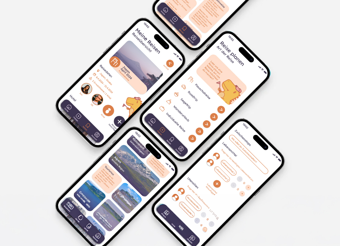 Mockup Trip-Rex App
