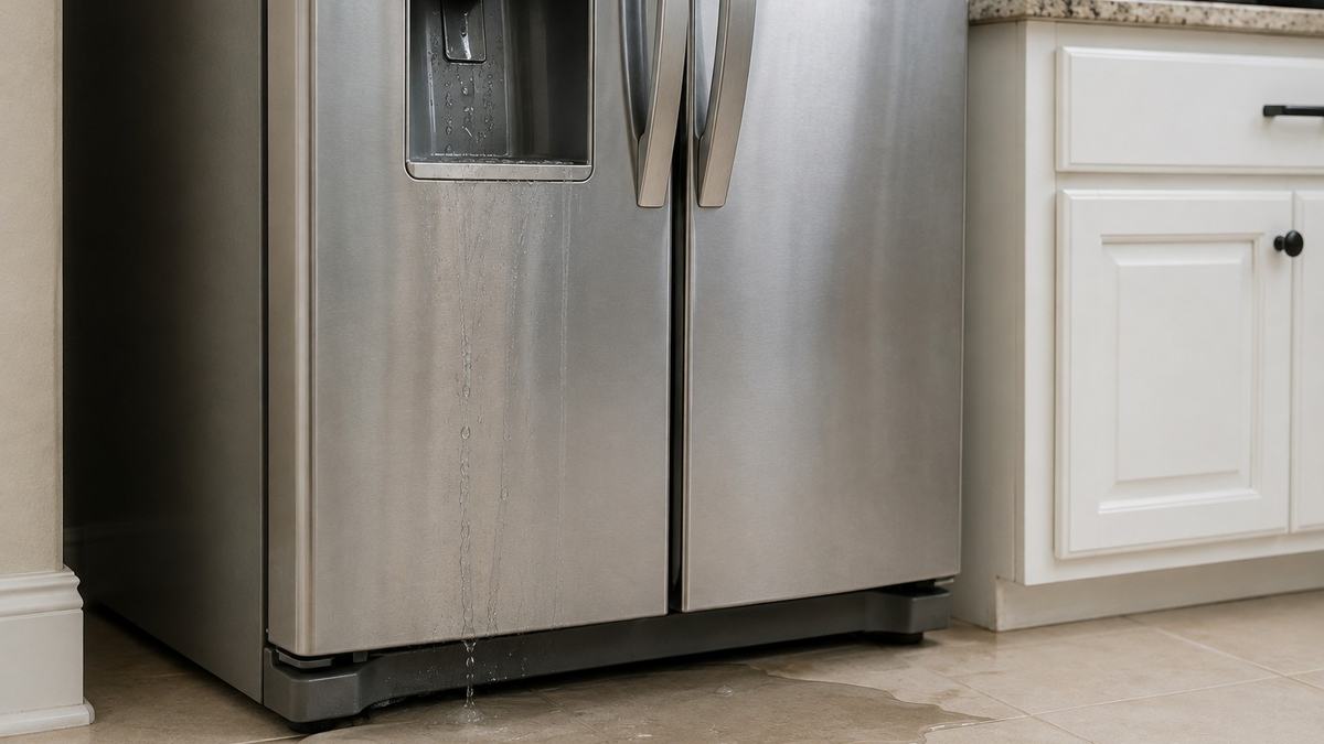 Refrigerator Leaking Water? Common Causes & DIY Fixes