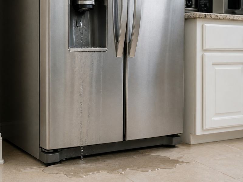 Refrigerator Leaking Water? Common Causes & DIY Fixes