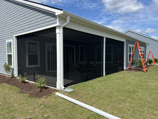 bug-proof screened lanai installation