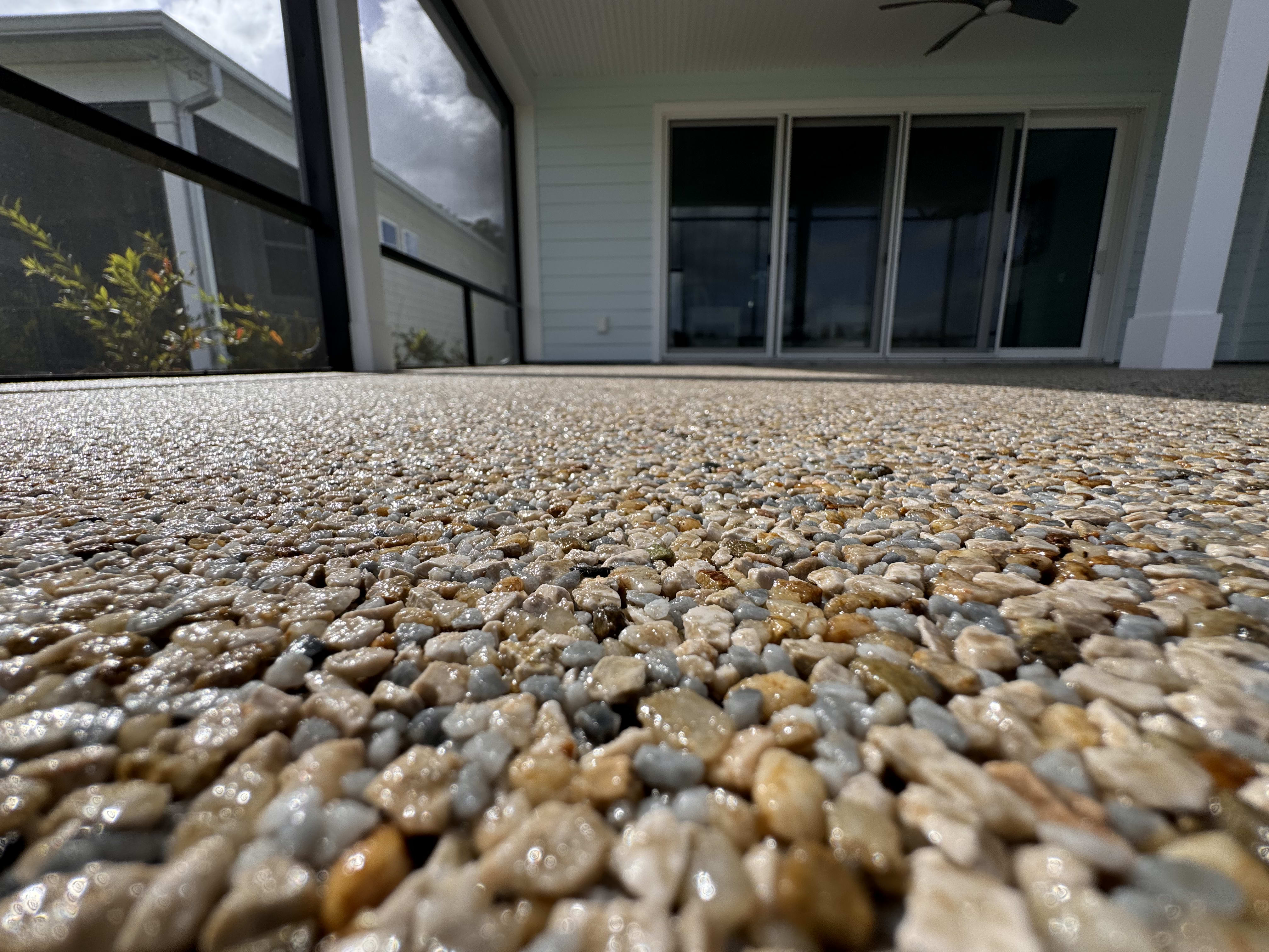 Close-up view of a luxurious Vuba Stone overlay showcasing its natural texture and colors.