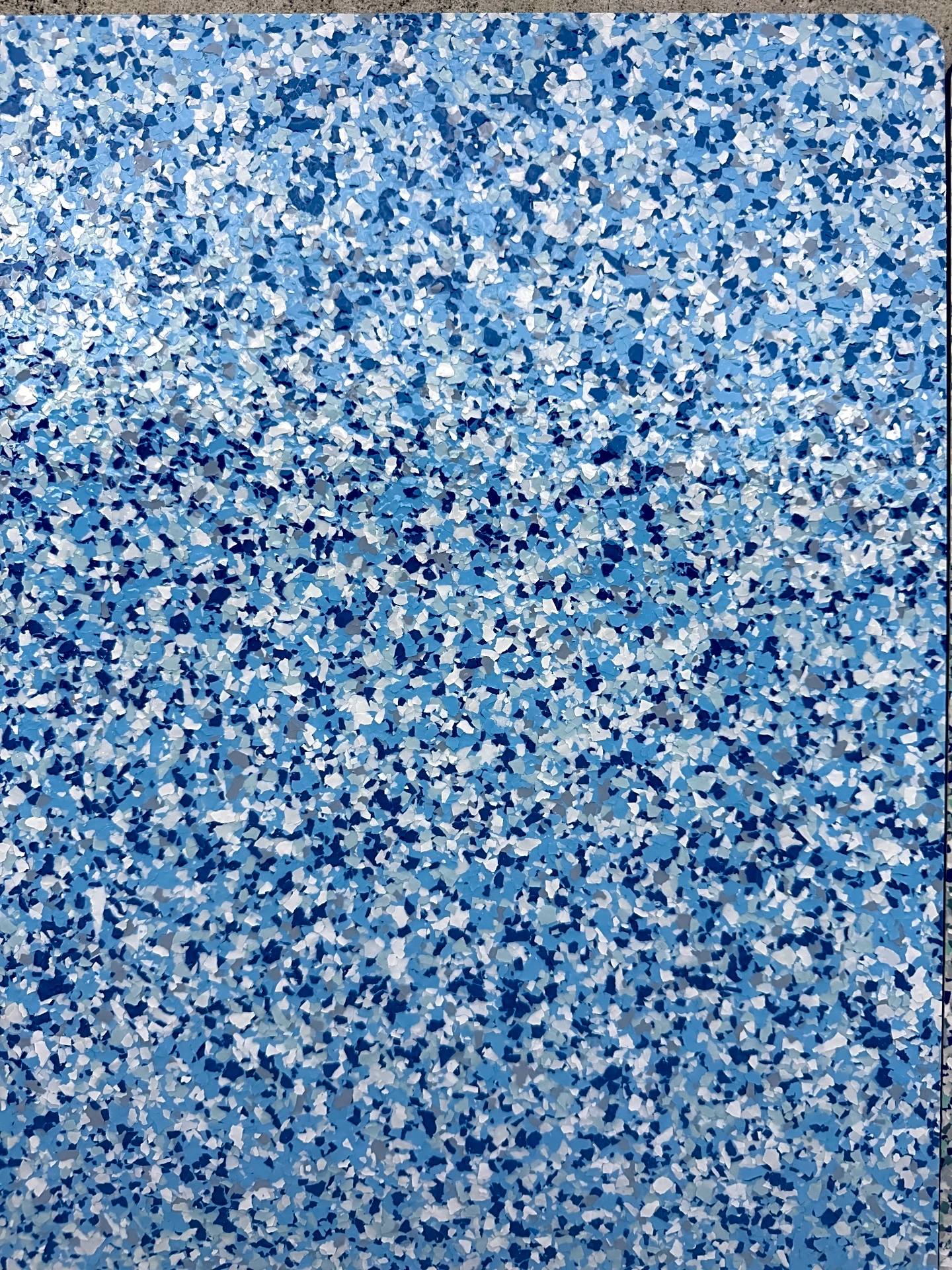 coastal ocean custom floor flake for polyaspartic garage floor coating