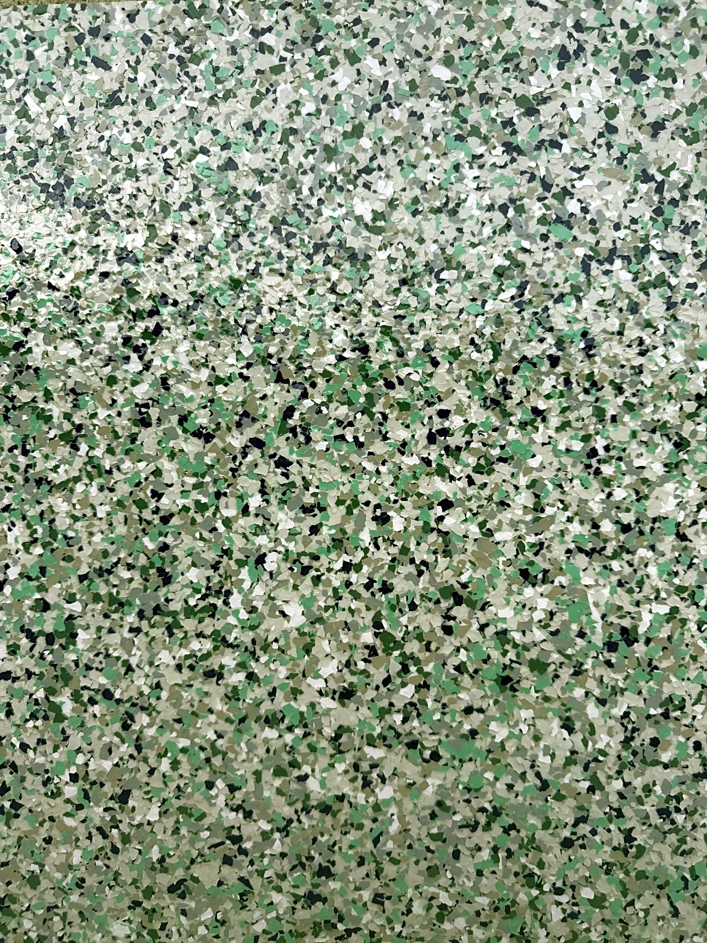 custom floor flake color by May River - Mint Crab