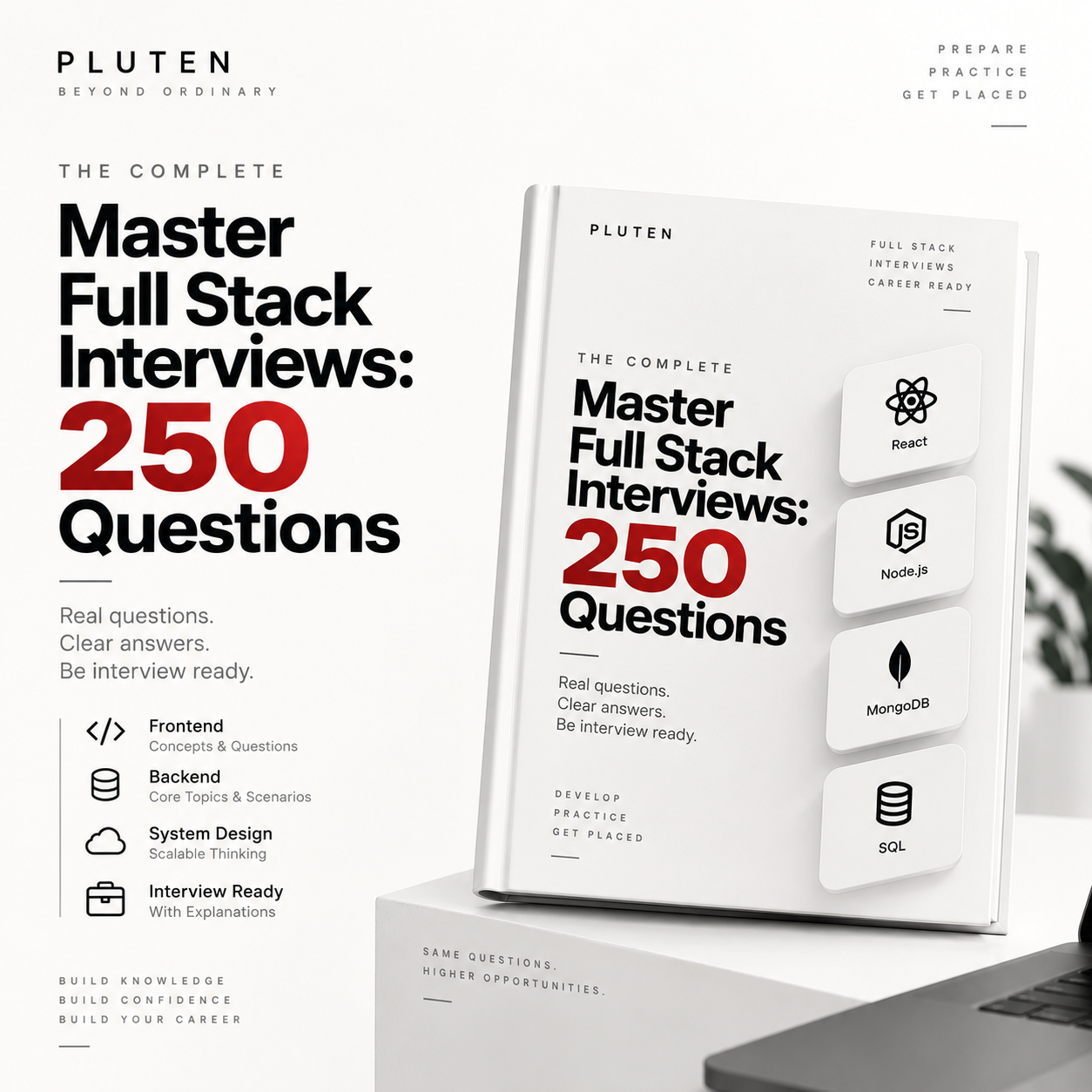 Master Full Stack Interviews: 250 Questions