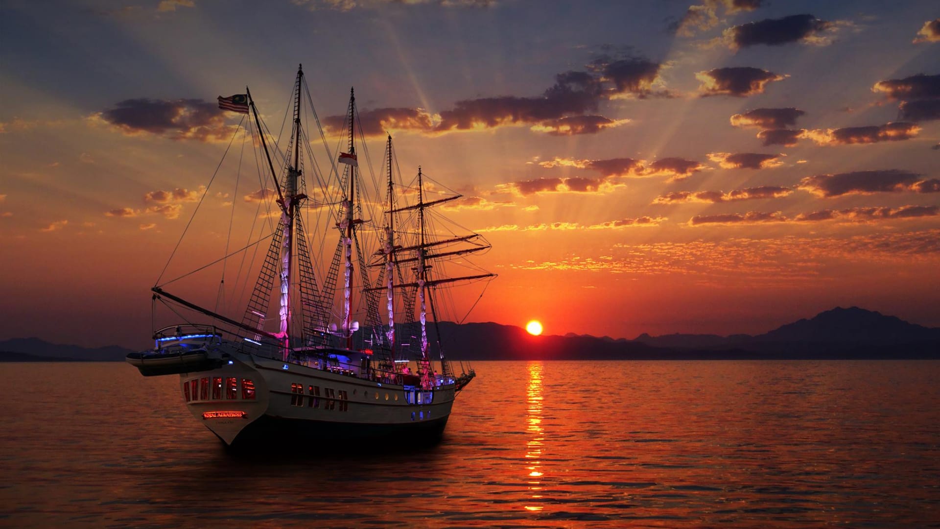 Dinner cruise with sunset in Singapore