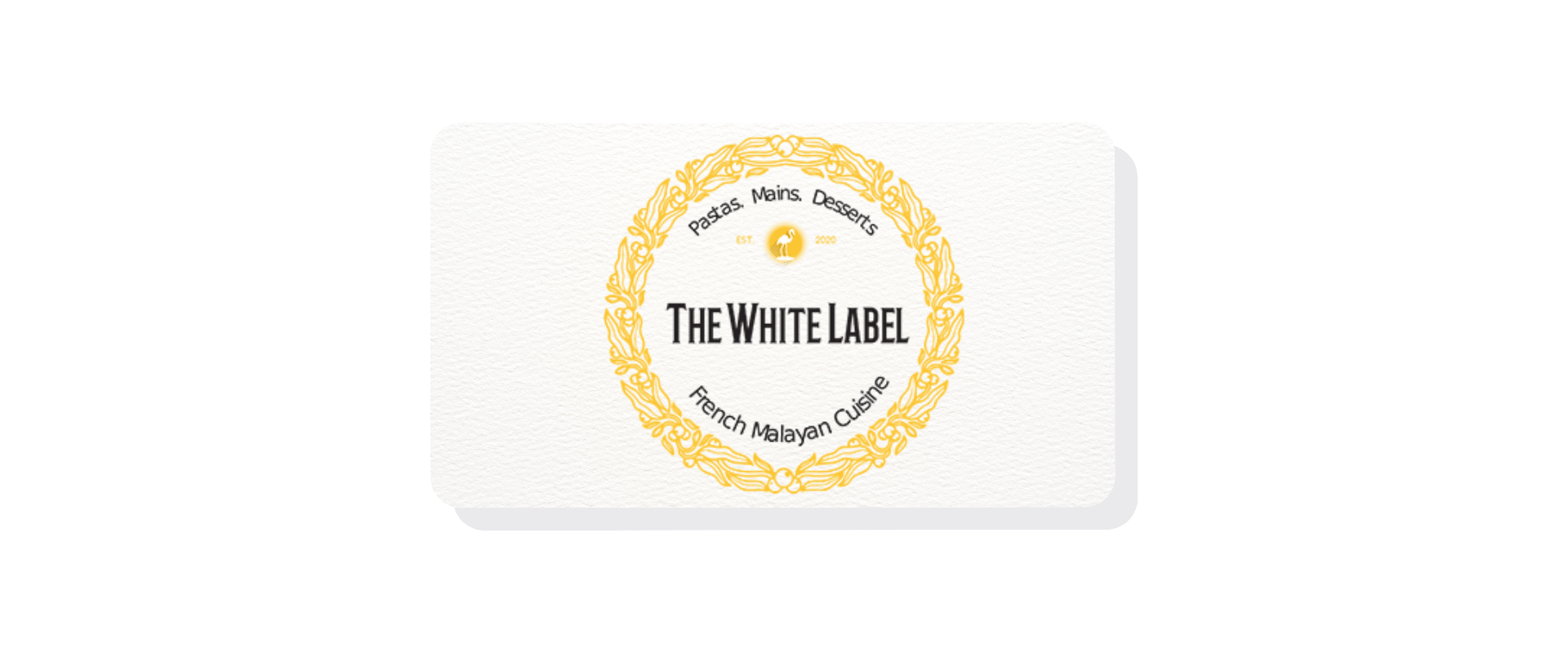 The White Label gift card and gift voucher for Halal French fare