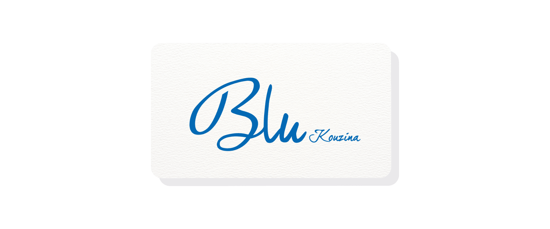 Blu Kouzina gift card and gift voucher for Greek food