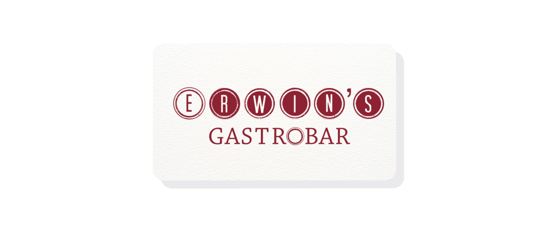 Erwin's Gastrobar gift card and gift voucher for meatless and gluten-free food