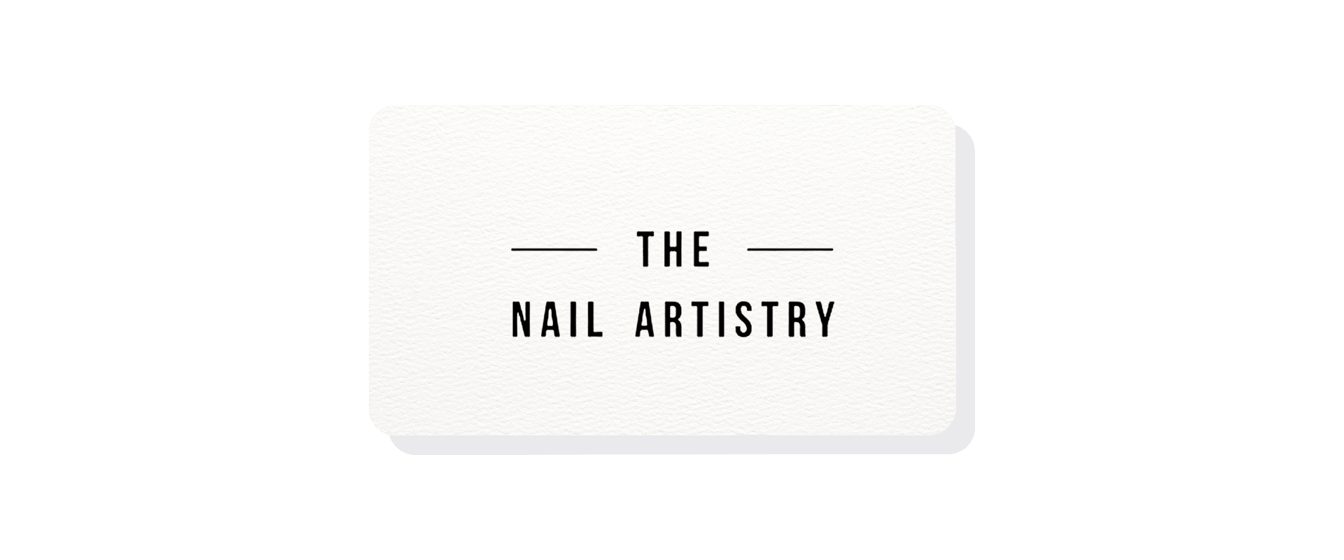 The Nail Artistry gift card and gift voucher for manicures and more