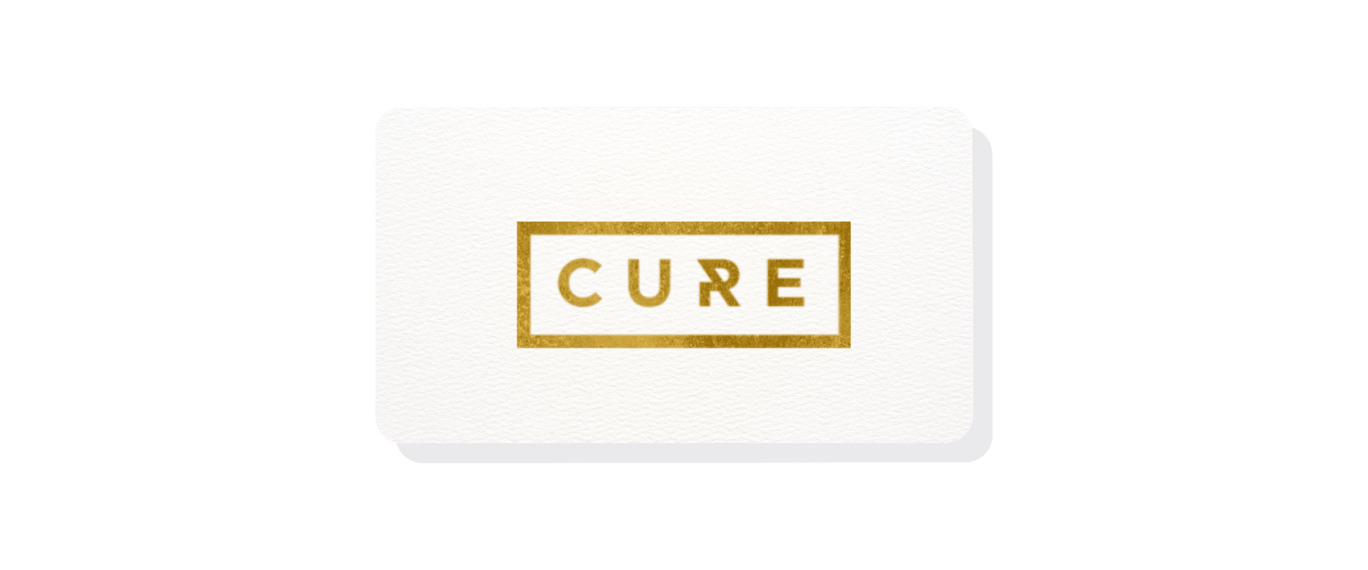 CURE gift card and gift voucher for Italian cuisine