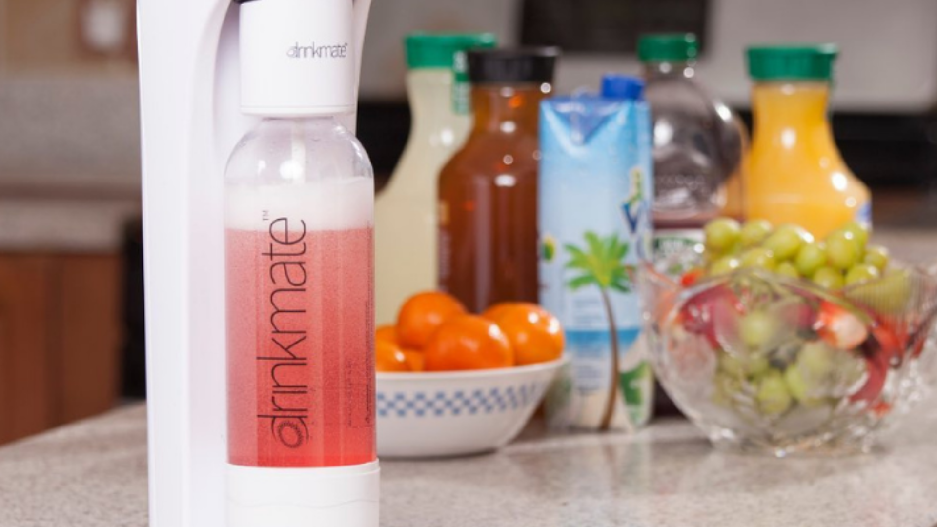 DrinkMate carbonated soda maker as a housewarming gift