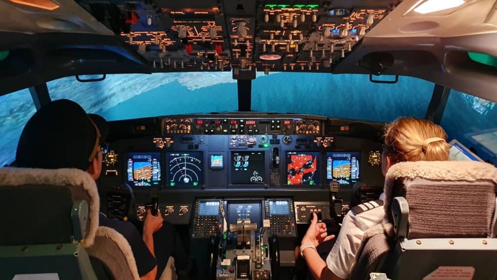 Flight simulation experience gifts for him