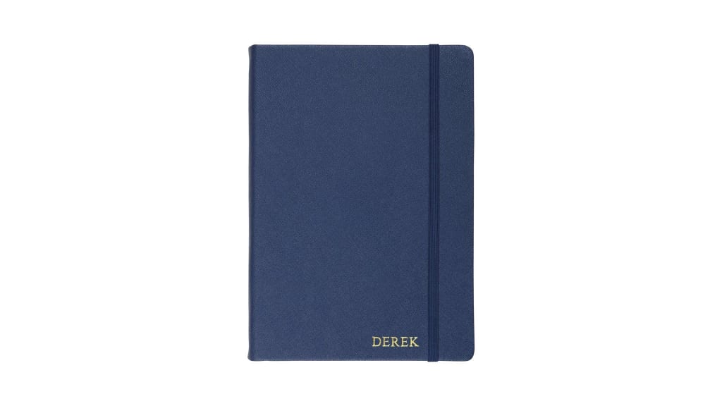 PERSONALISED A5 SAFFIANO NOTEBOOK — THEIMPRINT