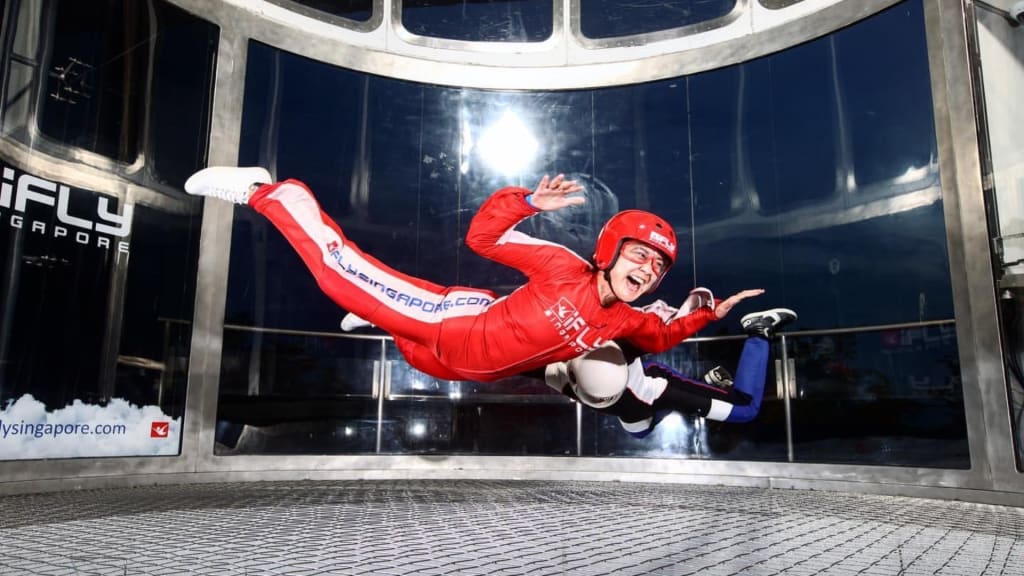 Skydiving at iFly Singapore