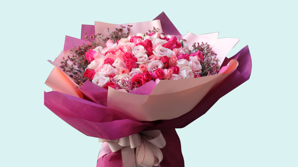 99 Roses Flower Gift for Her