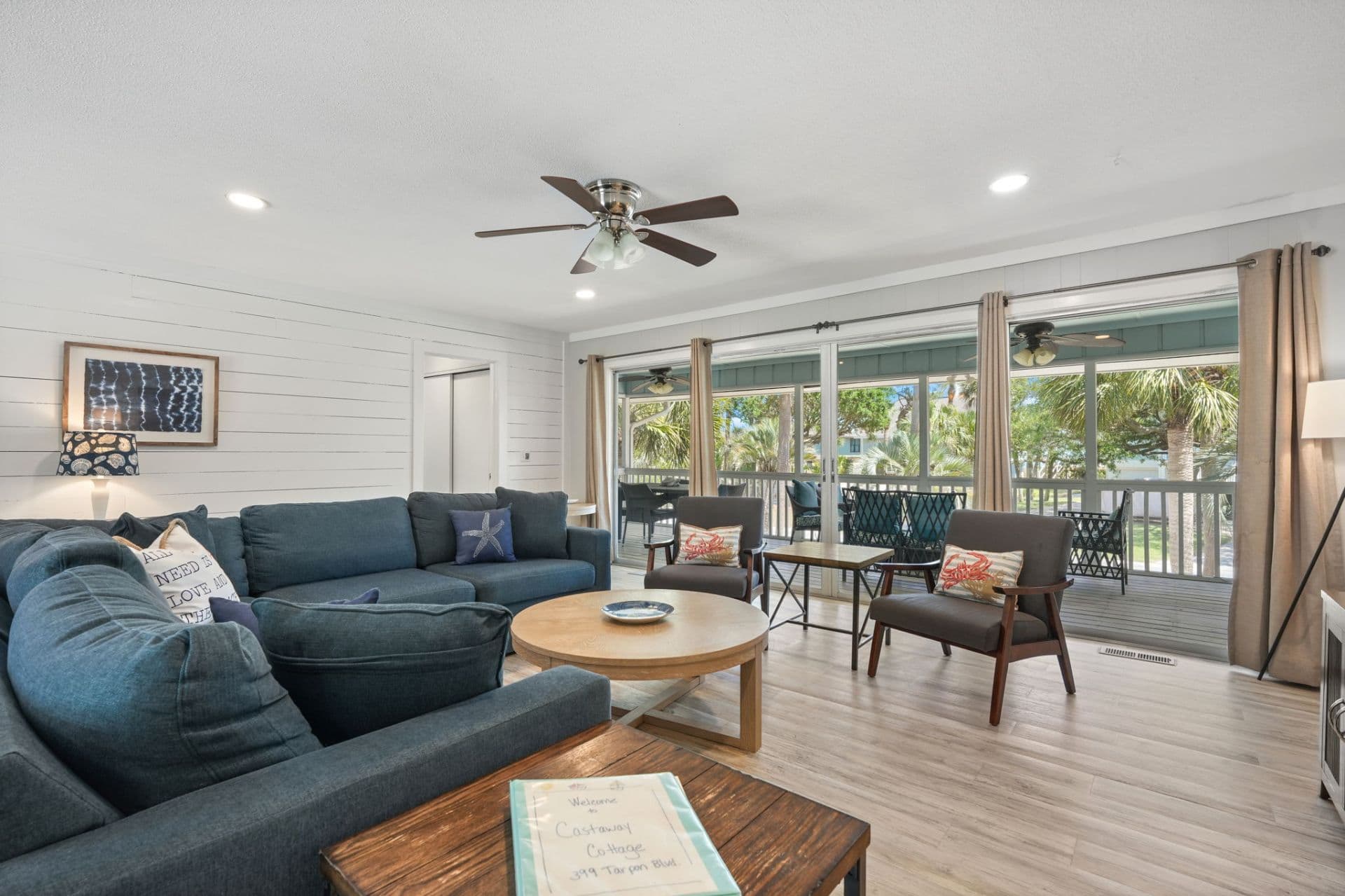 Living Room with Deck Access