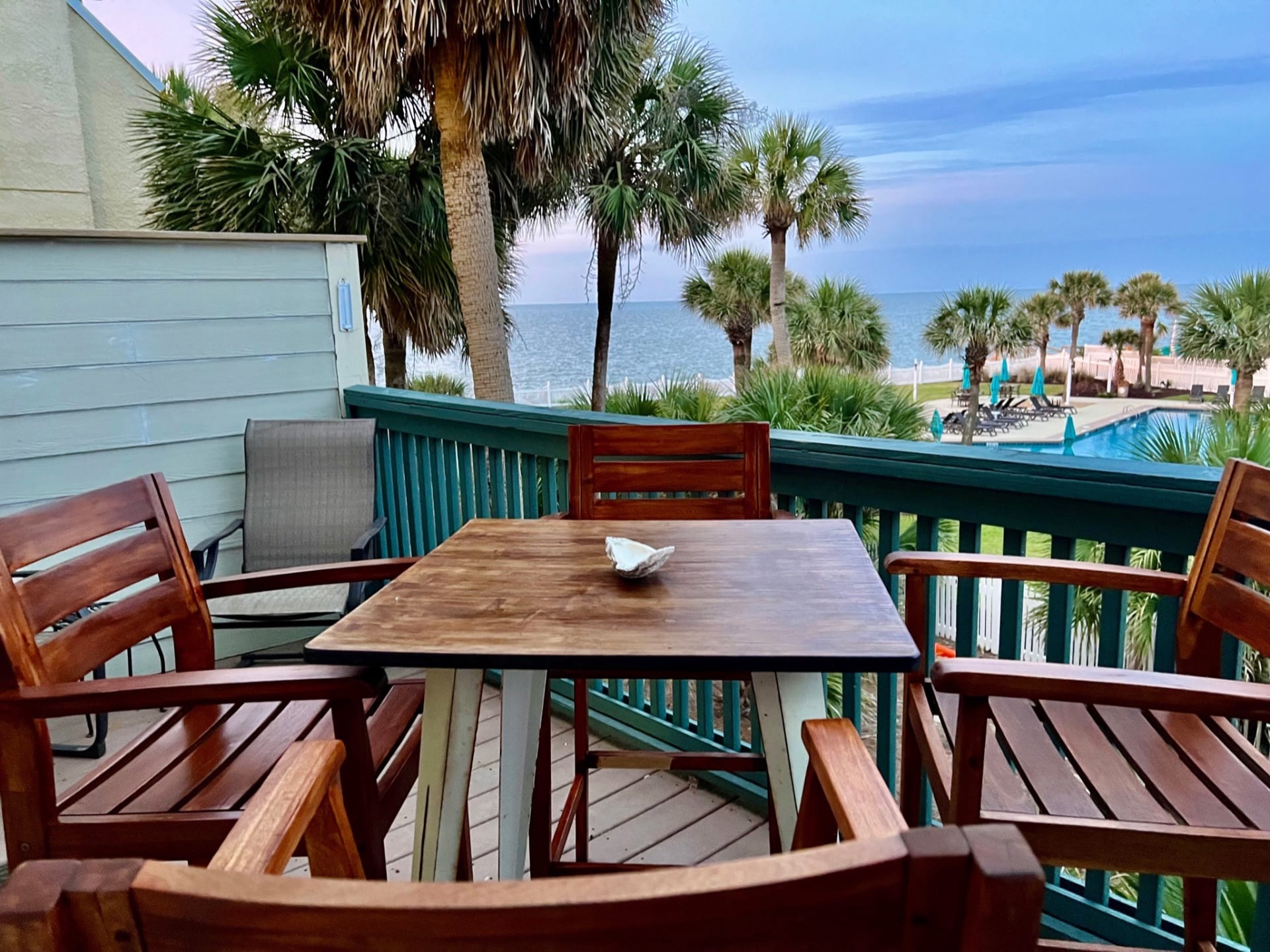 High Top with Chairs to enjoy the great view