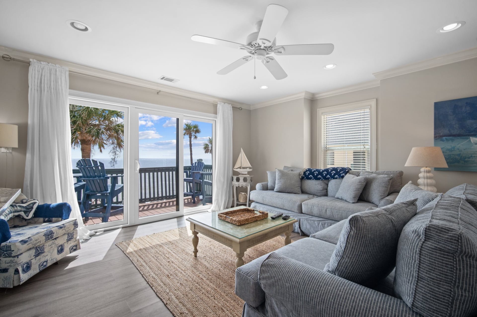 Spacious Family Room with a view
