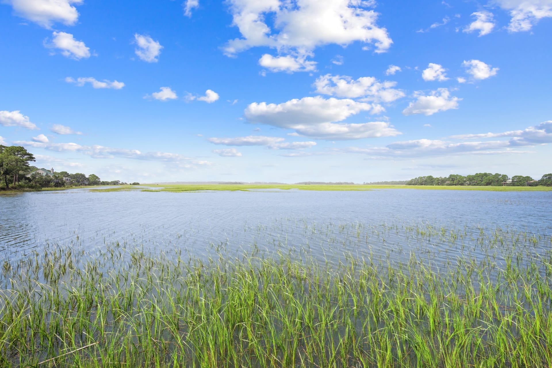 The marsh on Fripp Island is everchanging and beautiful