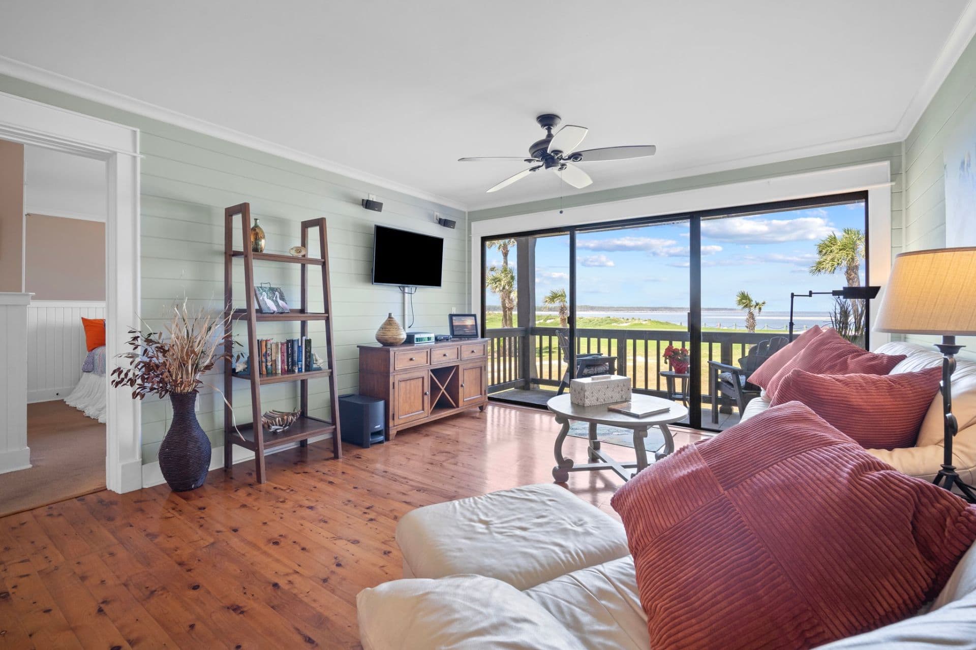 Living Room with Ocean Views