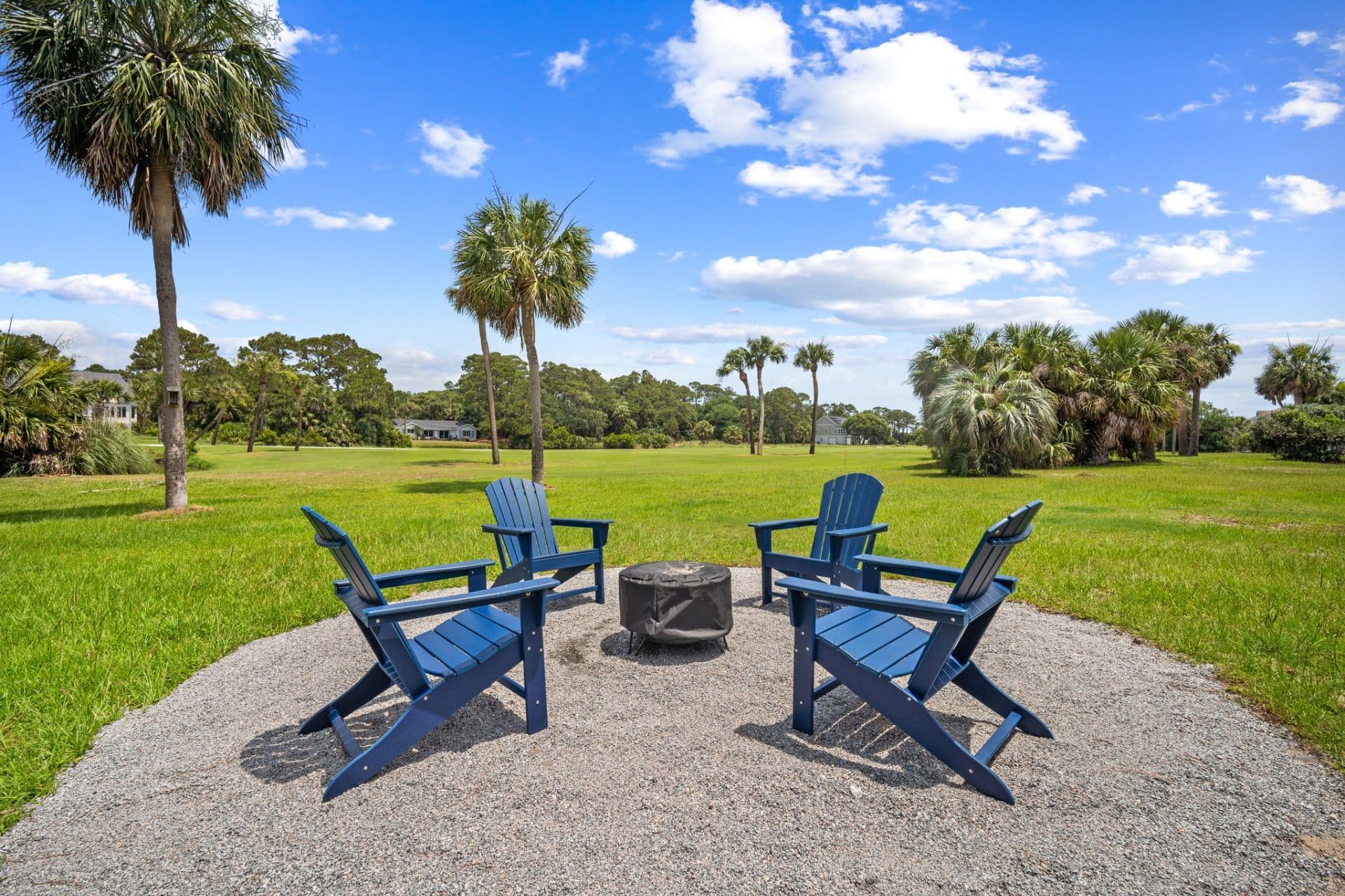 Fire Pit Overlooking Ocean Point Golf