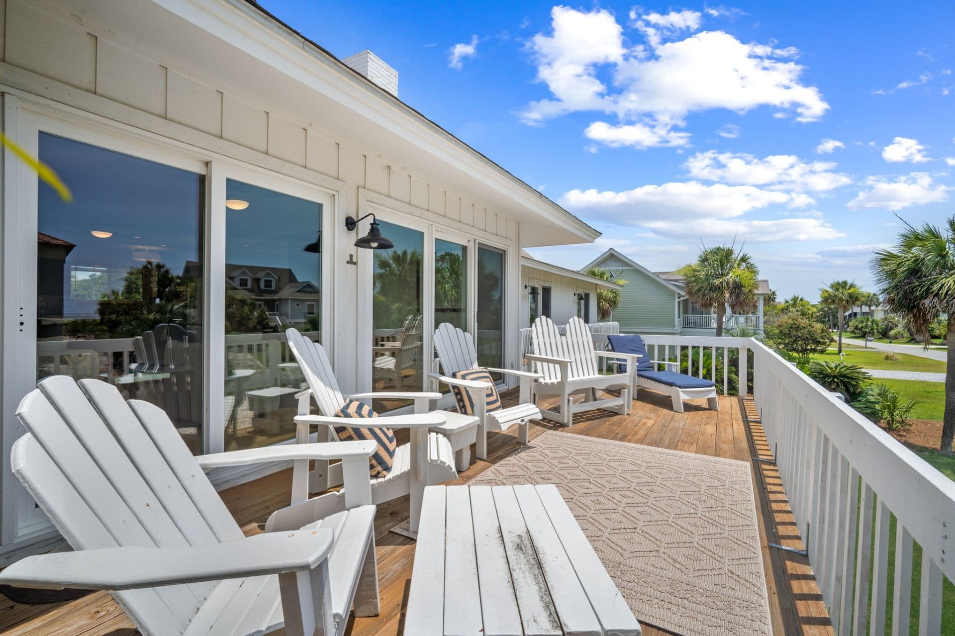 Large Deck Overlooking Ocean Point Golf