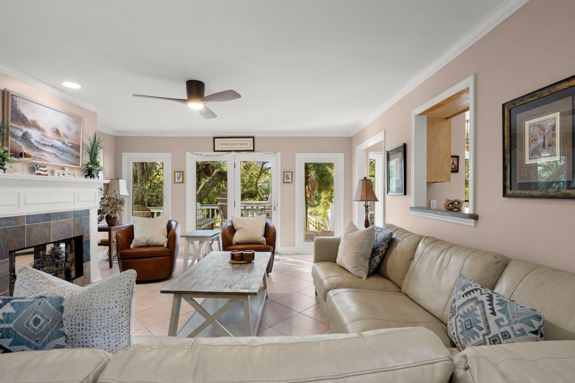 Living Room for quiet island evenings