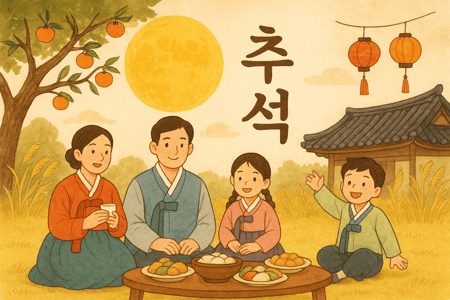 chuseok in Korea is a major national holiday of abundance and gratitude