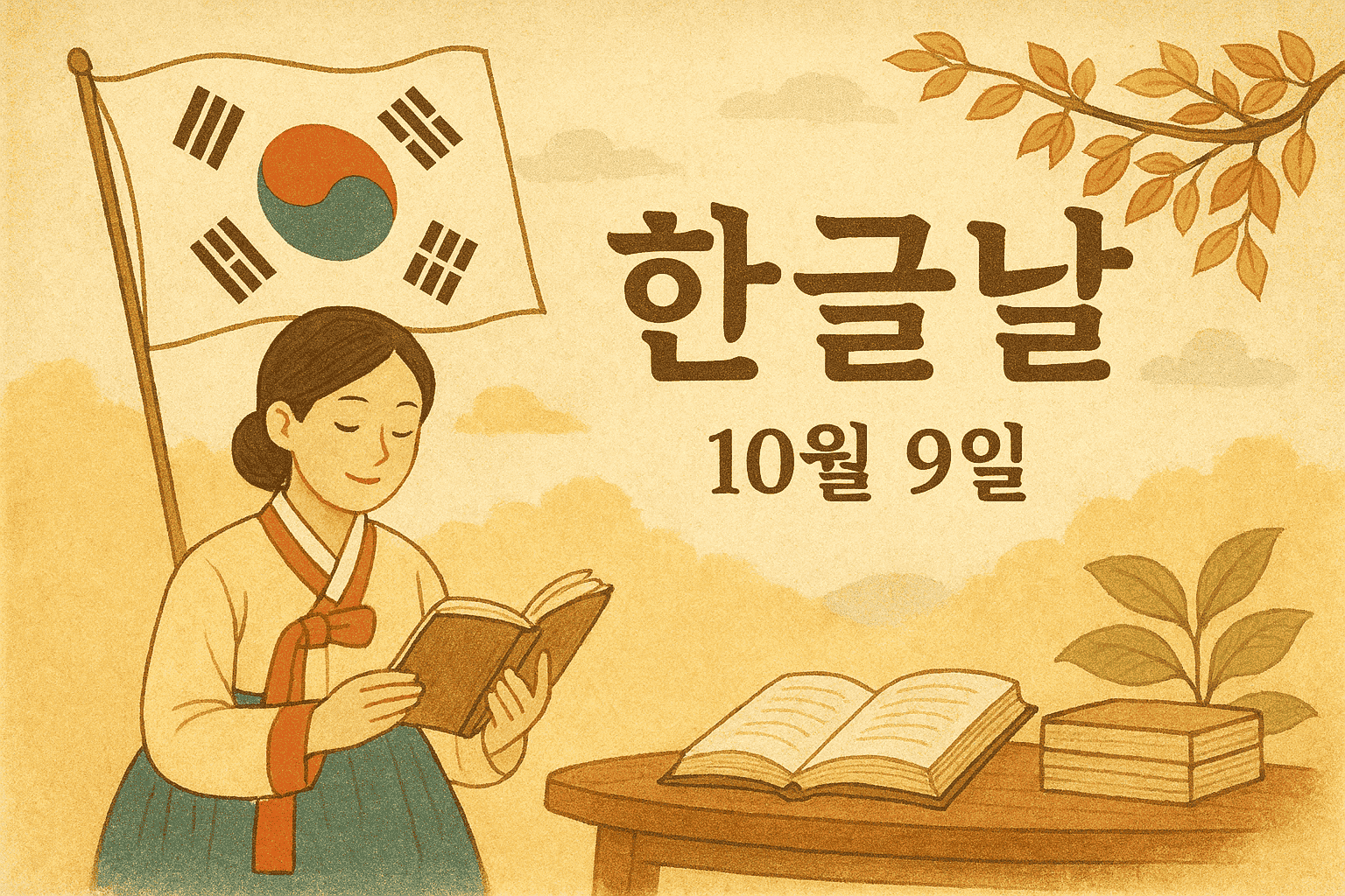 hangul Day is the special day that celebrates the most scientific writing system in the world.