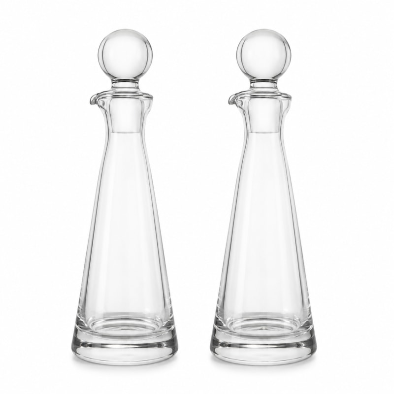 Paşabahçe Nude 90259 Oil & Vinegar Cam Yağlık & Sirkelik Seti – 2 Adet / 220 cc