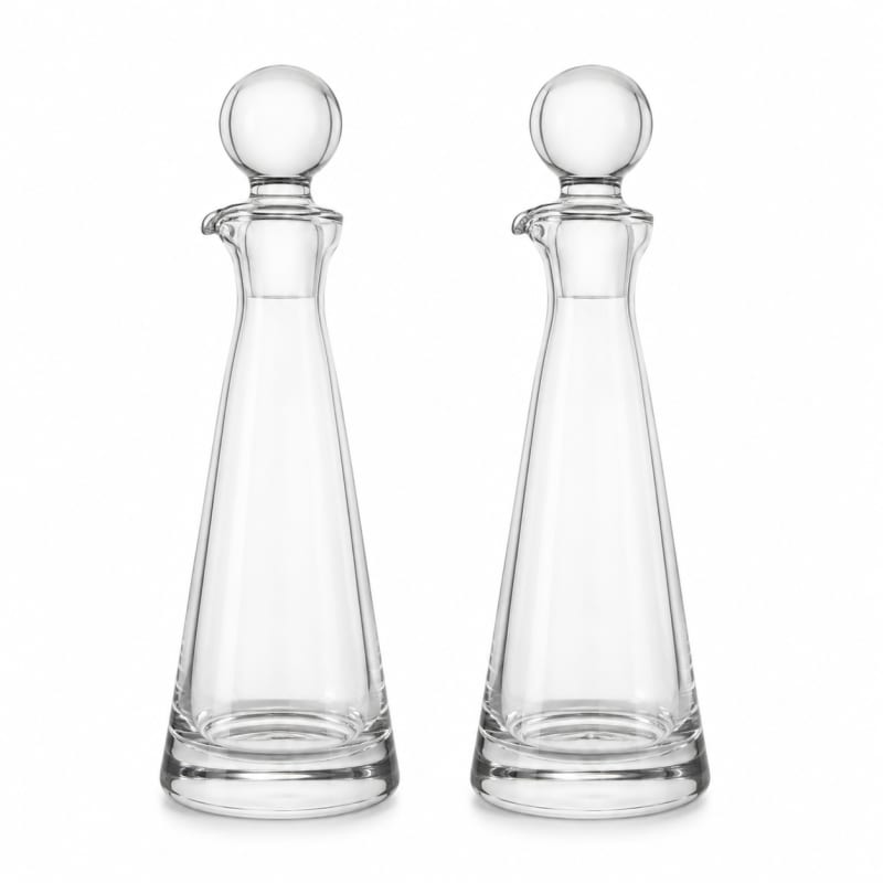 Paşabahçe Nude 90259 Oil & Vinegar Cam Yağlık & Sirkelik Seti – 2 Adet / 220 cc