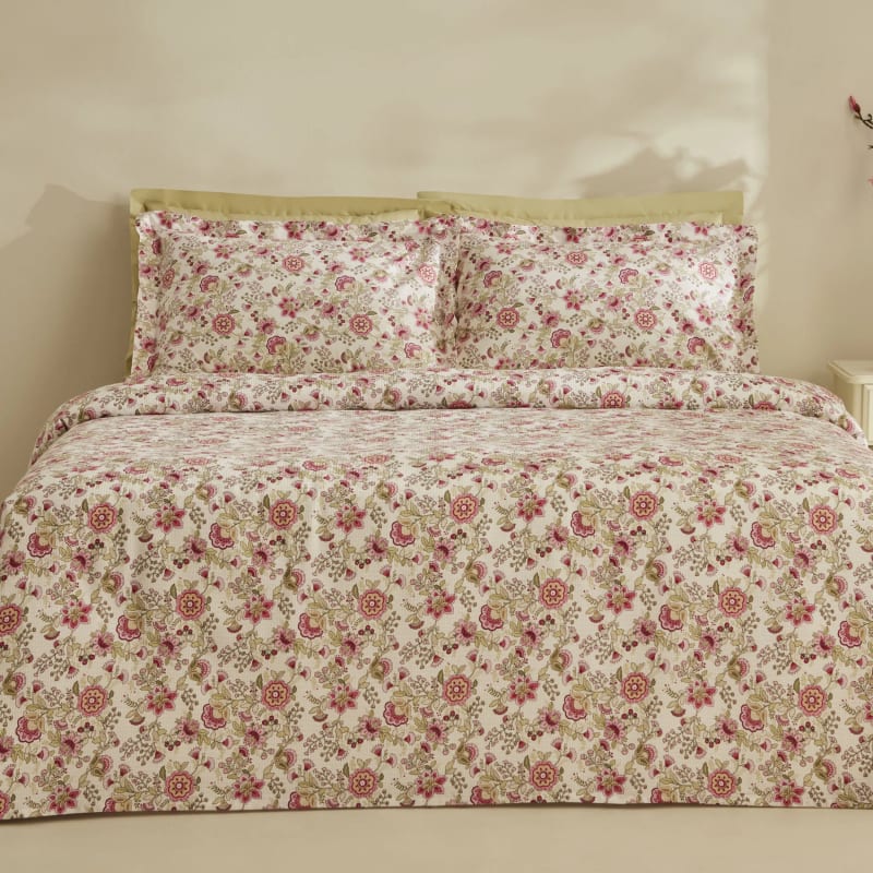 Karaca Home Molly Pembe %100 Pamuk Çift Kişilik Pike Takımı - 4 Parça