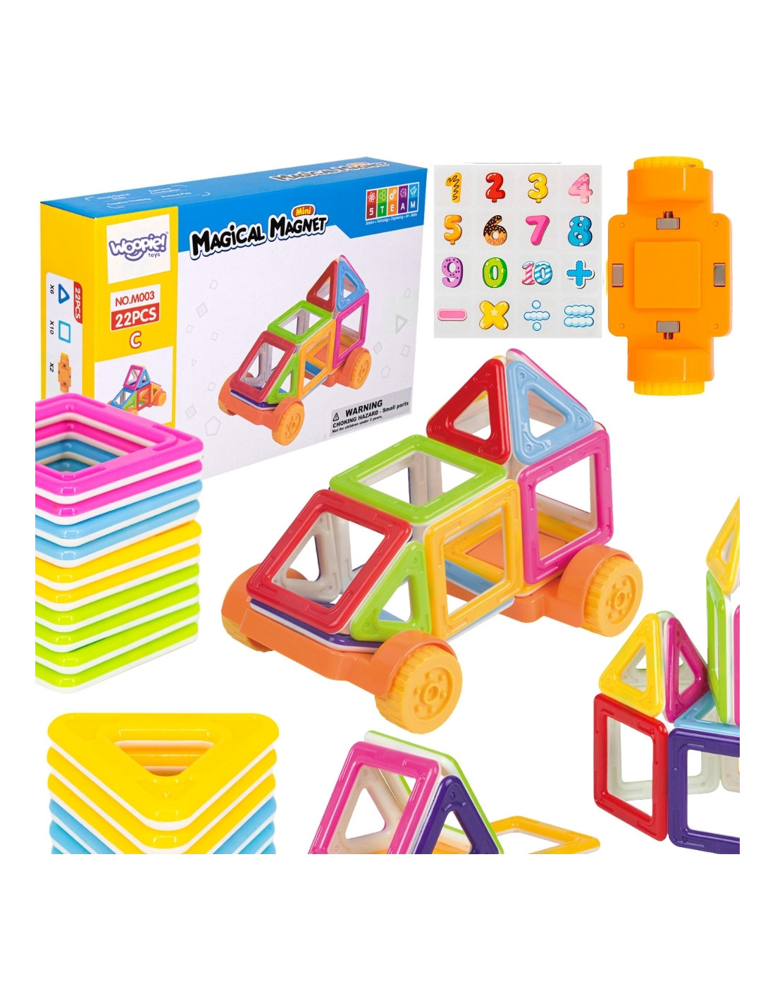Blocos de Construção Magnéticos Veículo