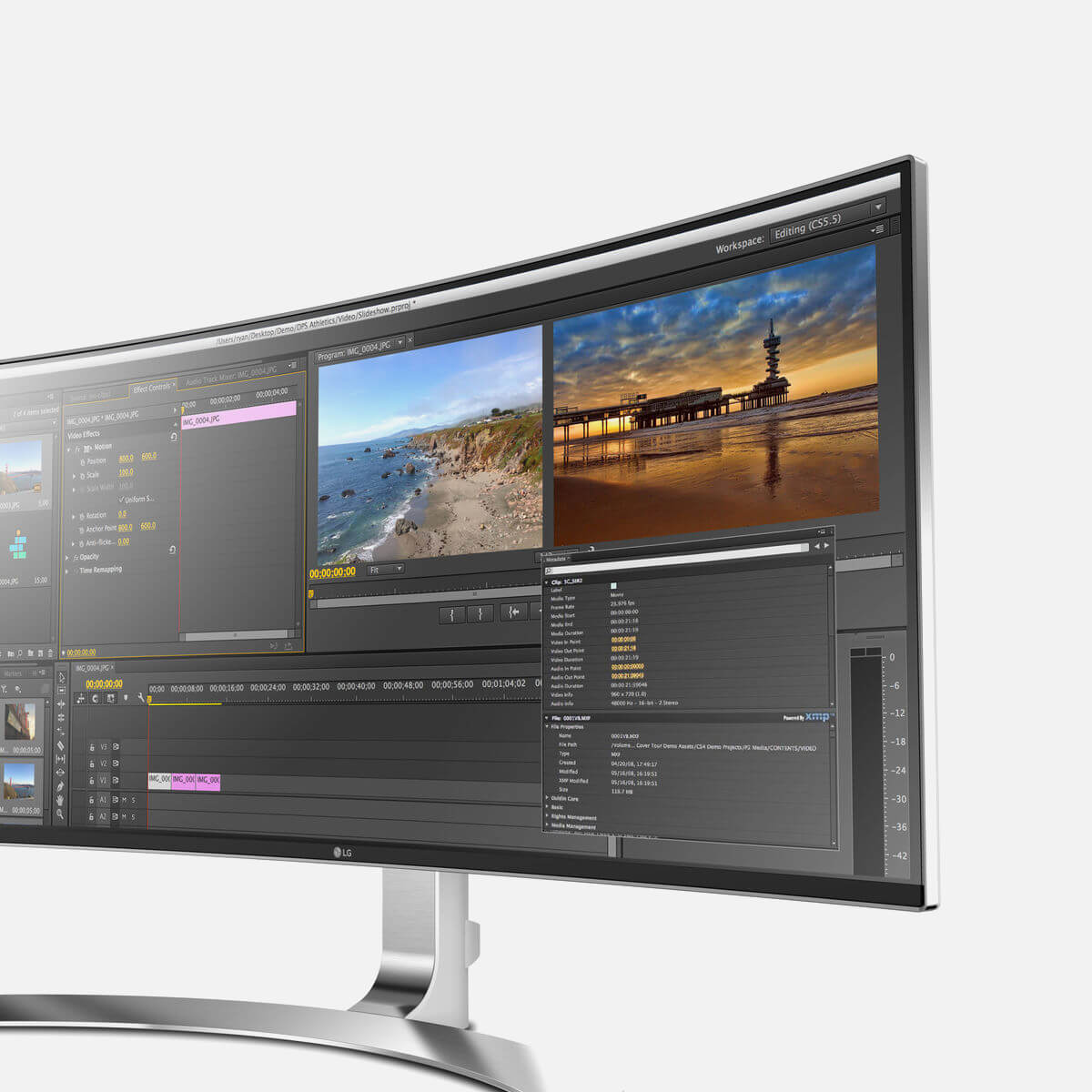 LG 34" WQHD Curved Display