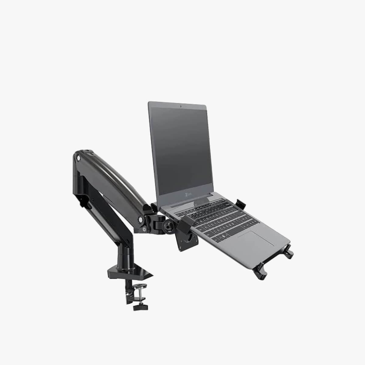Monitor Arm with Laptop Tray