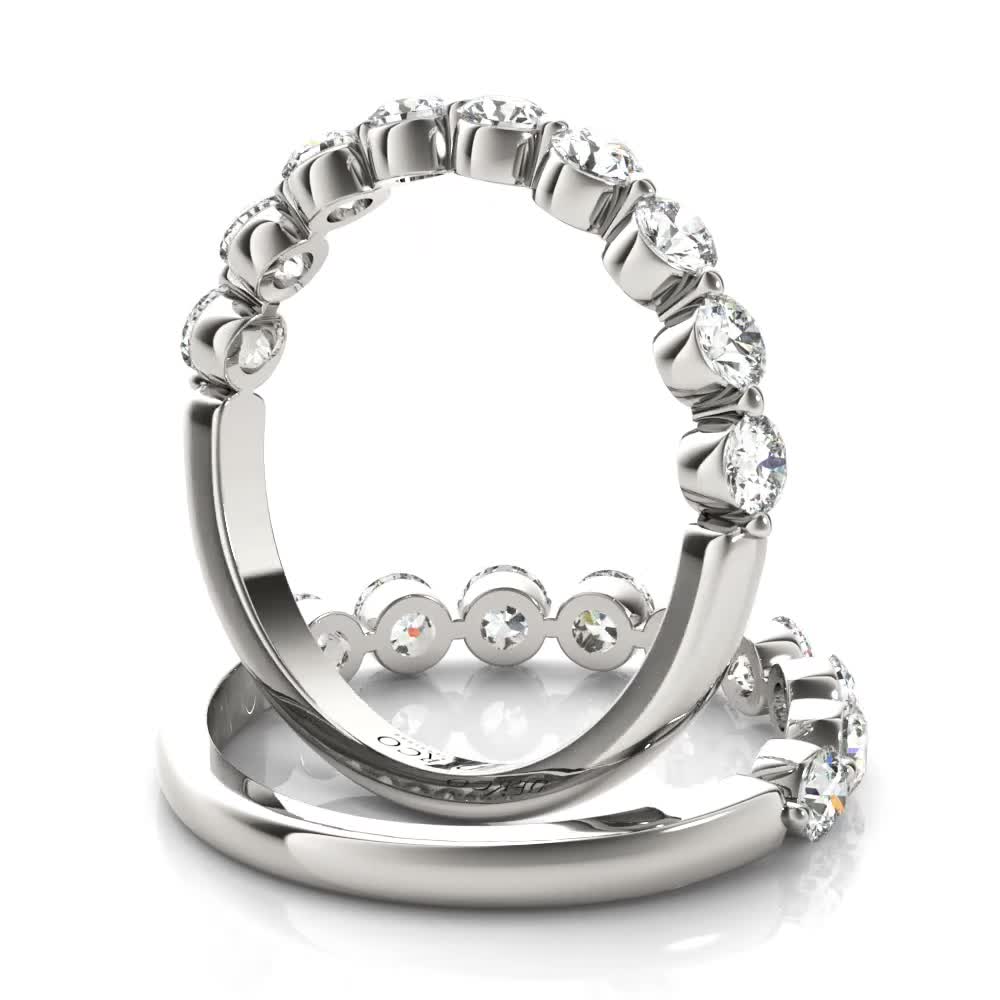 Platinum Single Prong Band