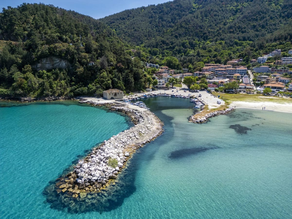 Immerse in the Skala Potamias Thassos: The Summer Seaport experience located in Greece Macedonia Thassos - View 3