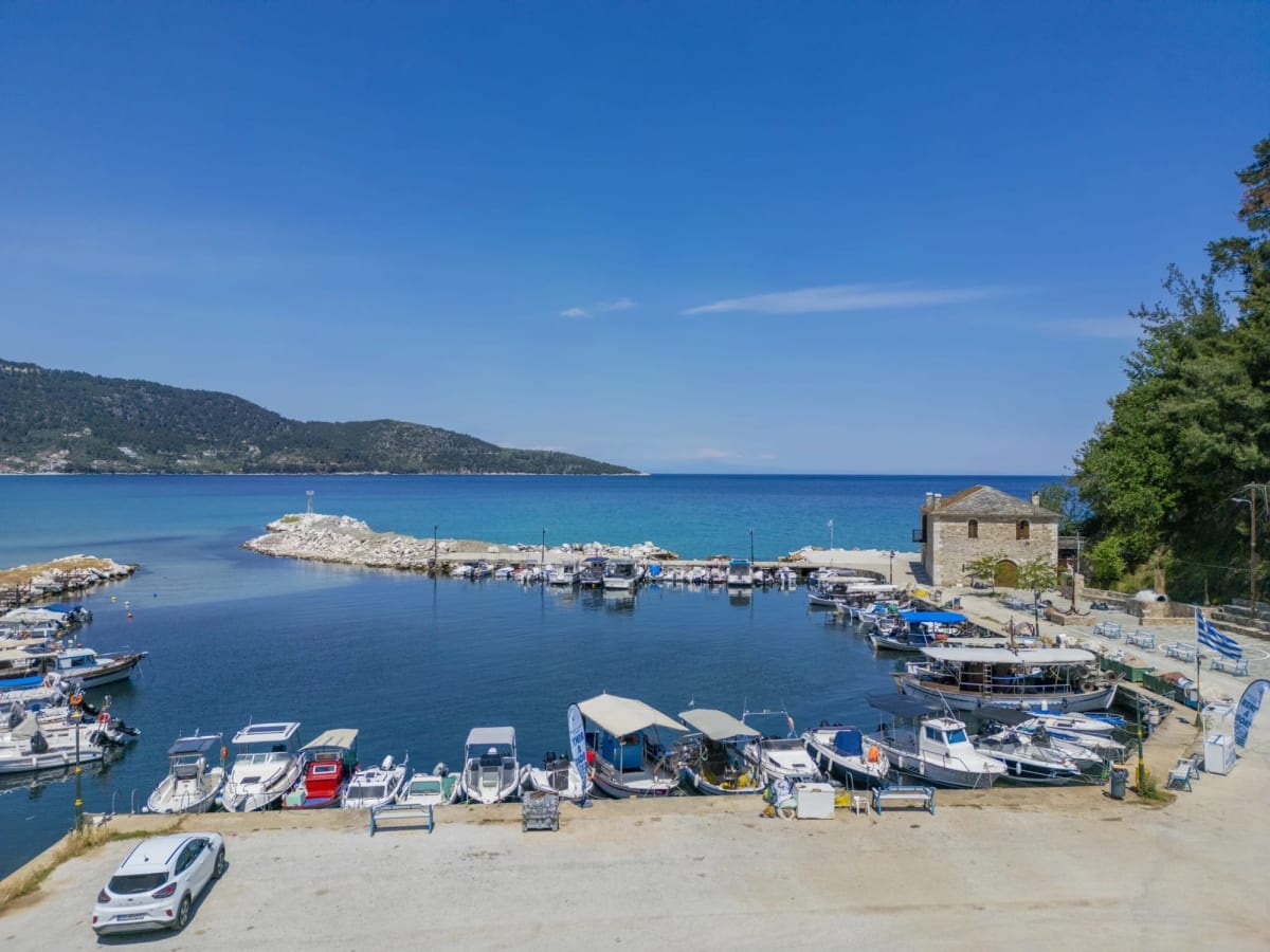 Immerse in the Skala Potamias Thassos: The Summer Seaport experience located in Greece Macedonia Thassos - View 1