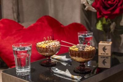 Detail of The Evangelou Profiterole: The Art of Personal Indulgence