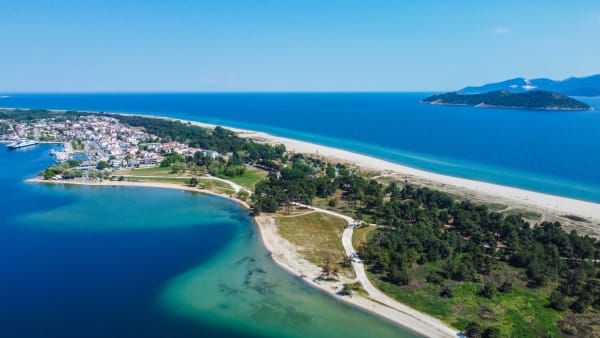 Atmosphere of Ammoglossa Keramotis: The Caribbean of Kavala in Greece Macedonia Kavala
