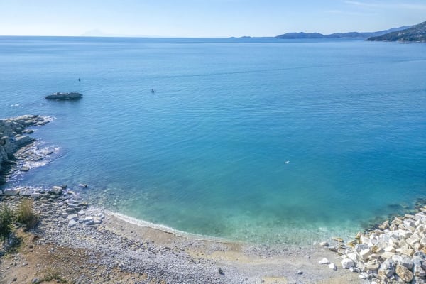 Atmosphere of HELIPAD BEACH: THE HIDDEN, WILD CORNER UNDER KAVALA’S OLD TOWN in Greece Macedonia Kavala