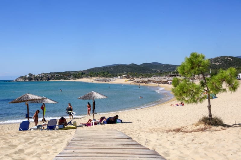 Visual journey of Ammolofoi Beach Kavala: The Exotic Blue Paradise of Northern Greece