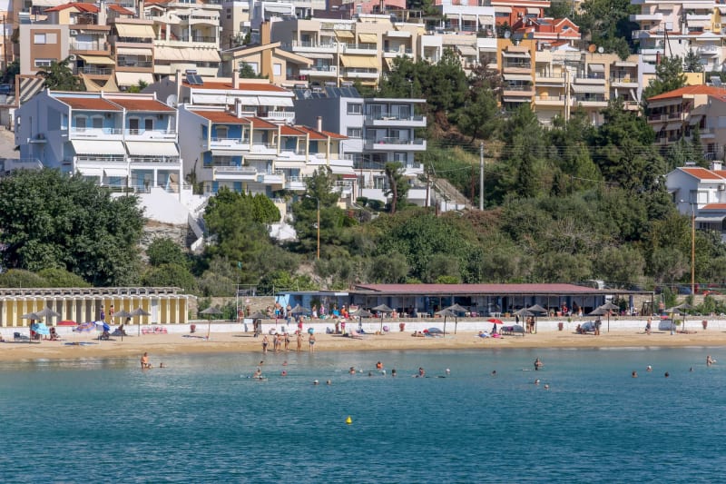 Στιγμιότυπο από Καλαμιτσα: Η Καλοκαιρινη Μπλε Καρδια  της Καβαλας
